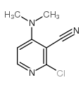 2-氯-4-(二甲基氨基)烟腈结构式