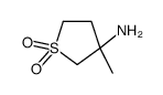 3-methyl-1,1-dioxothiolan-3-amine Structure