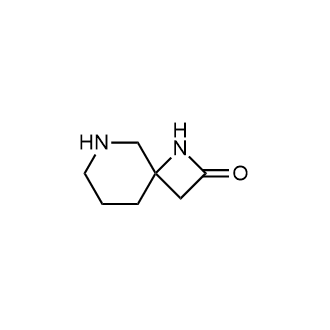1,6-二氮杂螺[3.5]壬烷-2-酮结构式