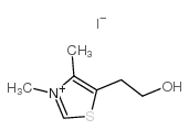 5-(2-羟乙基)-3,4-二甲基噻唑-3-鎓碘化物结构式