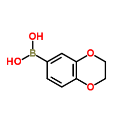 2,3-Dihydro-1,4-benzodioxin-6-ylboronic acid structure