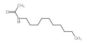Acetamide, N-decyl-结构式