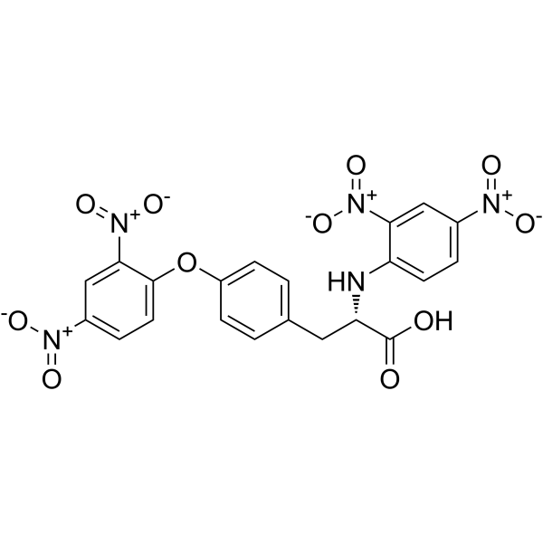 N,O-二(DNP)-L-酪氨酸结构式