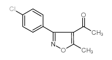 1-[3-(4-氯苯基)-5-甲基异恶唑-4-基]乙-1-酮结构式