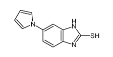 5-(1H-Pyrrol-1-yl)-2-mercaptobenzimidazole structure