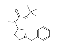 2-Methyl-2-propanyl (1-benzyl-3-pyrrolidinyl)methylcarbamate结构式