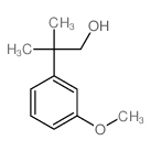 2-(3-甲氧基苯基)-2-甲基丙醇结构式