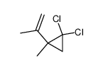 2,2-Dichloro-1-methyl-1-(2-propenyl)-cyclopropane结构式