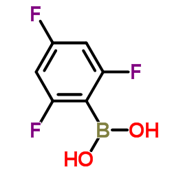 2,4,6-三氟苯硼酸结构式