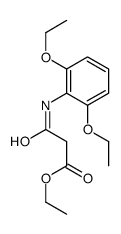 ethyl 3-(2,6-diethoxyanilino)-3-oxopropanoate结构式