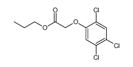 (2,4,5-trichlorophenoxy)-acetic acid, propyl ester Structure