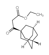 3-(1-金刚烷)-3-氧代丙酸乙酯结构式