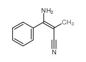 3-氨基-2-甲基-3-苯基丙烯腈结构式