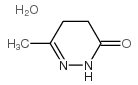 4,5-二氢-6-甲基-3(2H)-哒嗪酮水合物结构式