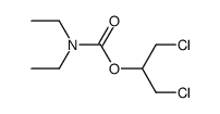 diethyl-carbamic acid-(β,β'-dichloro-isopropyl ester) Structure