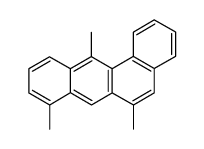 Benz(a)anthracene, 6,8,12-trimethyl-结构式