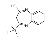 4-三氟甲基-1,3-二氢-2H-1,5-苯并二氮杂革-2-酮结构式