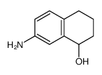 7-氨基-1,2,3,4-四氢萘酚结构式