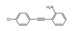 2-((4- 氯苯基)乙炔基 )-苯胺图片