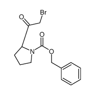 benzyl (2S)-2-(2-bromoacetyl)pyrrolidine-1-carboxylate Structure