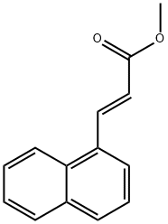 3-萘-1-YL-丙烯酸甲酯结构式