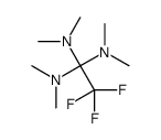 1,1,1-TRIFLUORO-2,2,2-TRIS(DIMETHYLAMINO)-ETHANE结构式