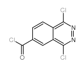 1,4-dichlorophthalazine-6-carbonyl chloride Structure