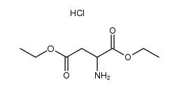 RS-aspartic acid diethyl ester hydrochloride Structure