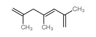 2,4,6-三甲基-1,3,6-庚三烯结构式