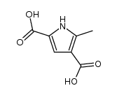 5-methyl-pyrrole-2,4-dicarboxylic acid结构式