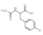 乙酰-4-溴-DL-苯丙氨酸结构式