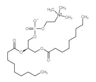 1,2-DINONANOYL-SN-GLYCERO-3-PHOSPHOCHOLINE Structure
