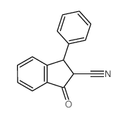 1H-Indene-2-carbonitrile,2,3-dihydro-1-oxo-3-phenyl-结构式