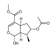 7-O-acetyl-8-epiloganol Structure