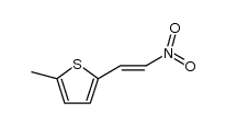2-methyl-5-(2-nitro-vinyl)-thiophene结构式
