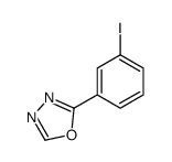 2-(3-iodophenyl)-1,3,4-oxadiazole结构式