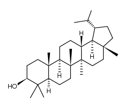 5α-Lupan-3β-ol结构式