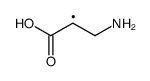 β-alanine radical Structure
