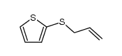 2-allylsulfanyl-thiophene结构式