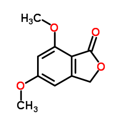 5,7-二甲氧基异苯并呋喃-1(3H)-酮结构式