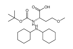 Boc-O-甲基-L-高丝氨酸双环己基铵盐结构式