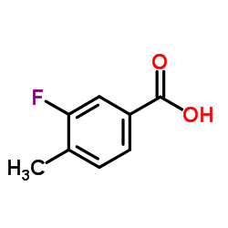 3-氟-4-甲基苯甲酸结构式