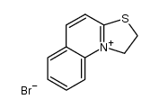 1,2-dihydrothiazolo[3,2-a]quinolinium bromide Structure