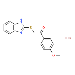 2-((1H-benzo[d]imidazol-2-yl)thio)-1-(4-methoxyphenyl)ethan-1-one hydrobromide picture