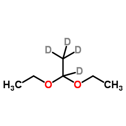 乙缩醛-D4氘代结构式