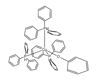 phenoxytris(triphenyl-l5-phosphanyl)copper结构式