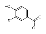 2-(methylthio)-4-nitrophenol Structure