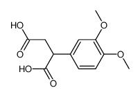 (3,4-dimethoxy-phenyl)-succinic acid结构式