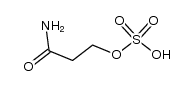 sulfuric acid mono-(2-carbamoyl-ethyl) ester结构式