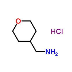 4-氨甲基四氢吡喃盐酸盐结构式